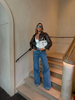 Jéan real lambskin leather jacket