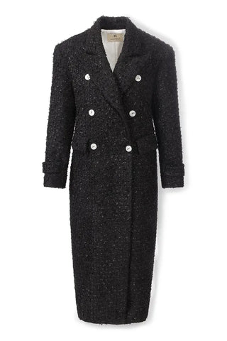 Anna long jacket Black