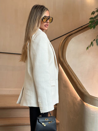 Rachèli Tweed Oversized Blazer