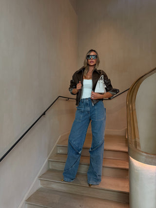 Jéan real lambskin leather jacket