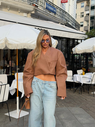 Sofia Knitted Crop Jacket