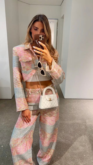 Rosè Crop Jacket