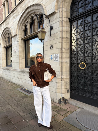 Raphaéla real suede leather jacket