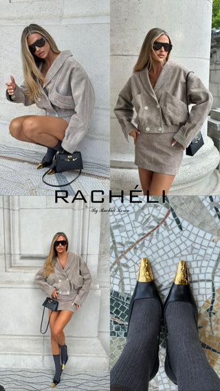 Milan real suede leather bomber jacket- Pre order